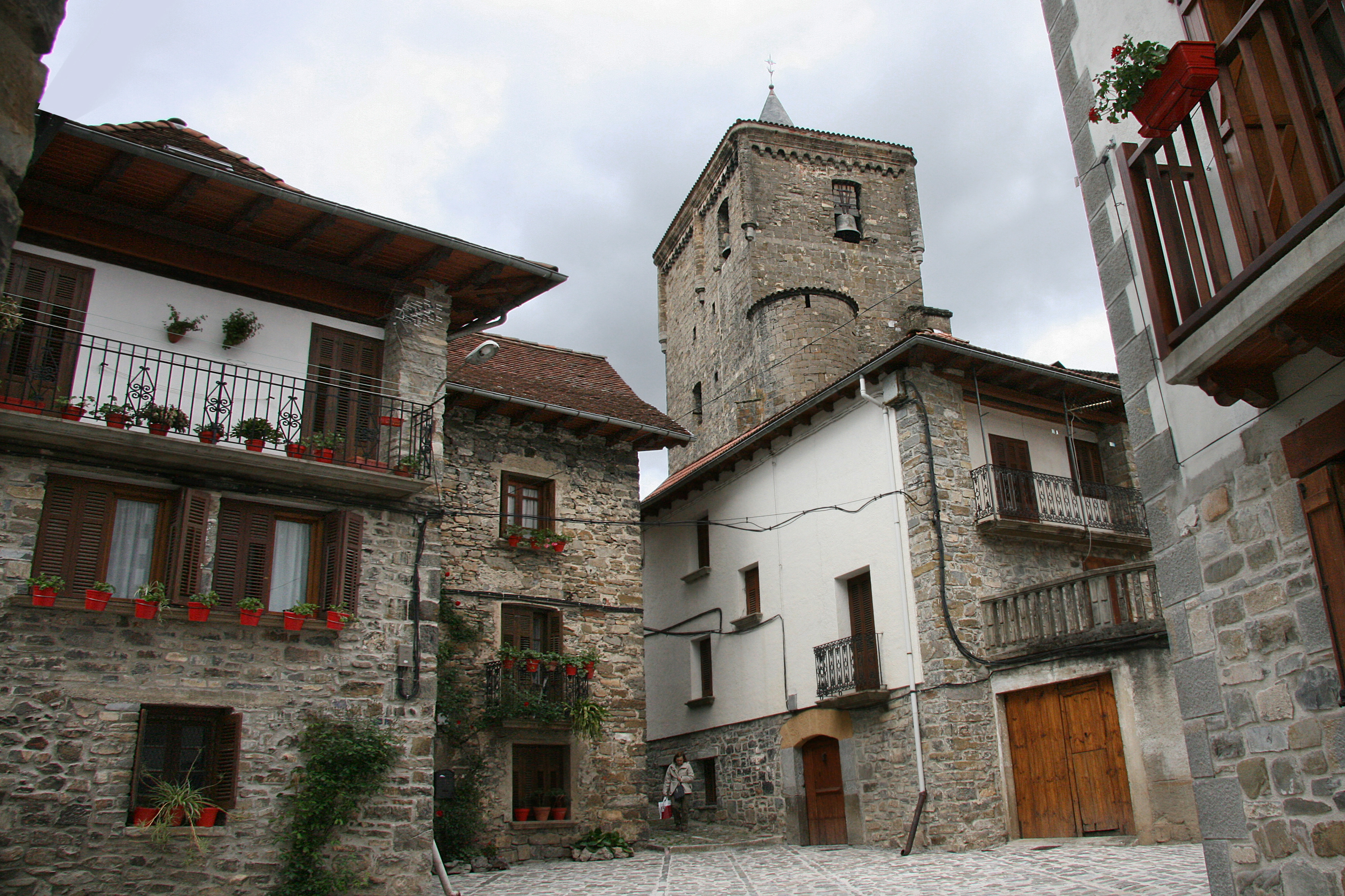 rincón del pueblo de Roncal